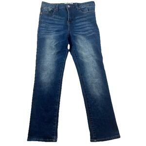 S.O.N.G. Classic Straight Fit Jeans Size 13/31 Blue‎ Stretch Faded